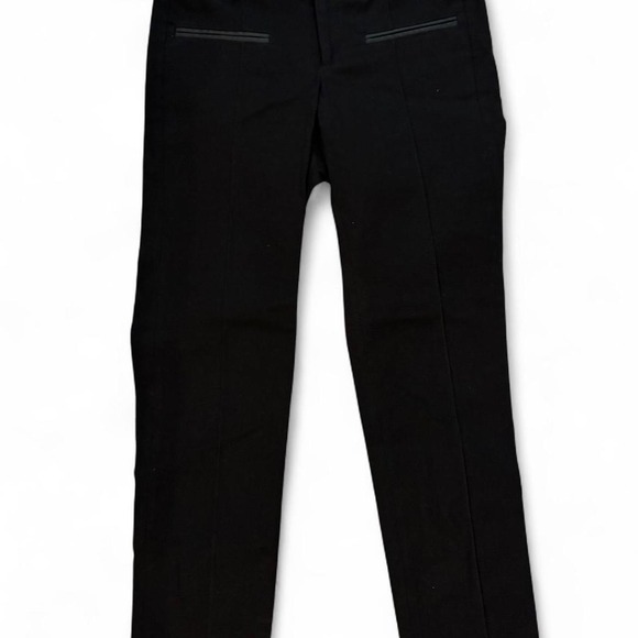 Helmut Lang Pants - Helmut Lang Womens Size 00 Black Straight front pants Made in USA Excellent Used